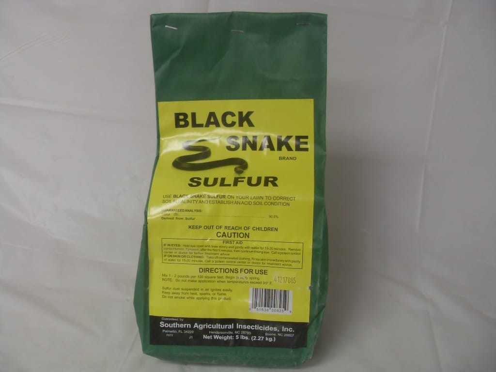 Black Snake Pulverized Sulfur - 5 Lbs Black Snake Pulverized Sulfur - 5 Lbs