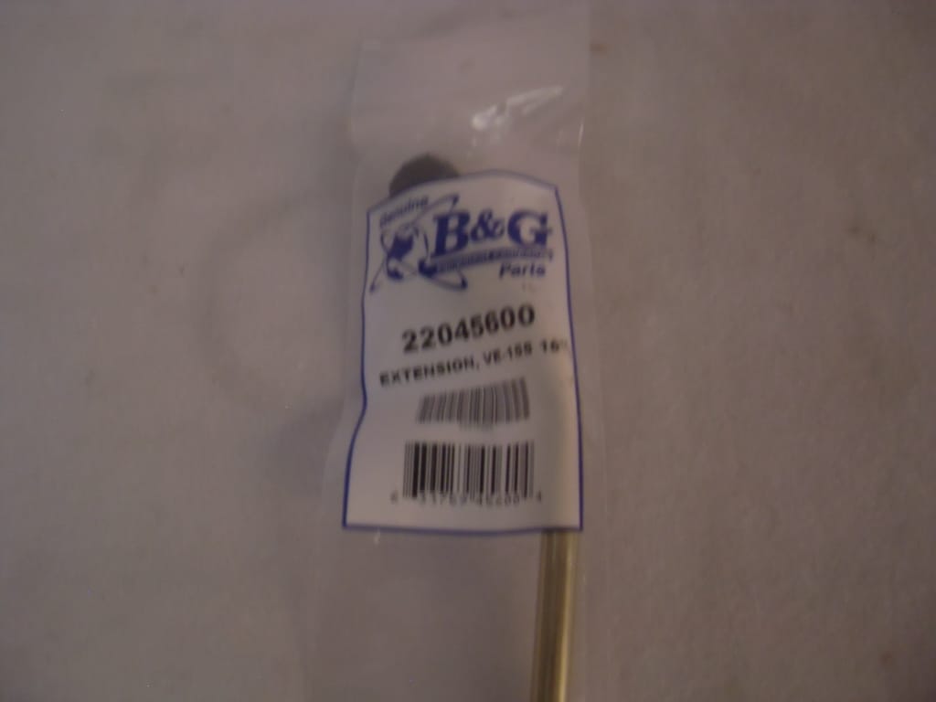 B&G Valve Extension VE-154, VE-155, VE-164 B&G Valve Extension VE-154, VE-155, VE-164
