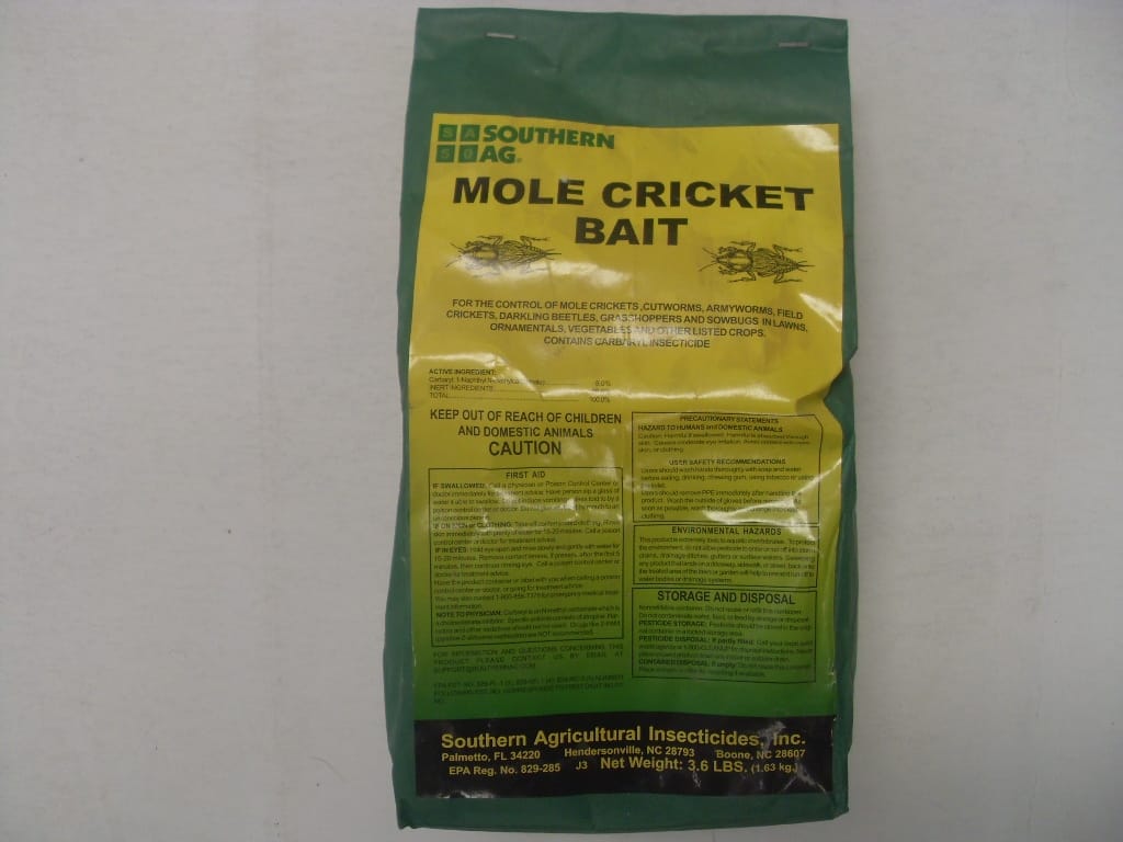 Mole Cricket Bait 5% Carbaryl Sevin Bait - 3.6 - 9 - 40 Lb Mole Cricket Bait 5% Carbaryl Sevin Bait - 3.6 - 9 - 40 Lb