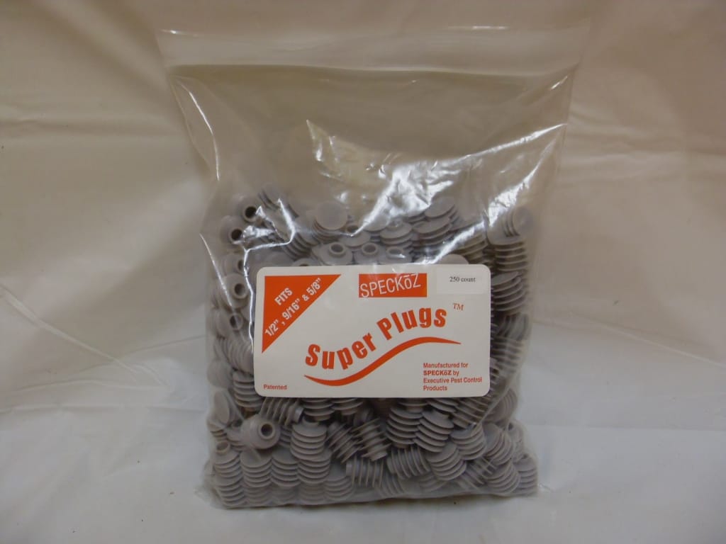 Super Plugs Termite Patch Holes Pack of 250 - 3/8" - 9/16" Super Plugs Termite Patch Holes Pack of 250 - 3/8" - 9/16"
