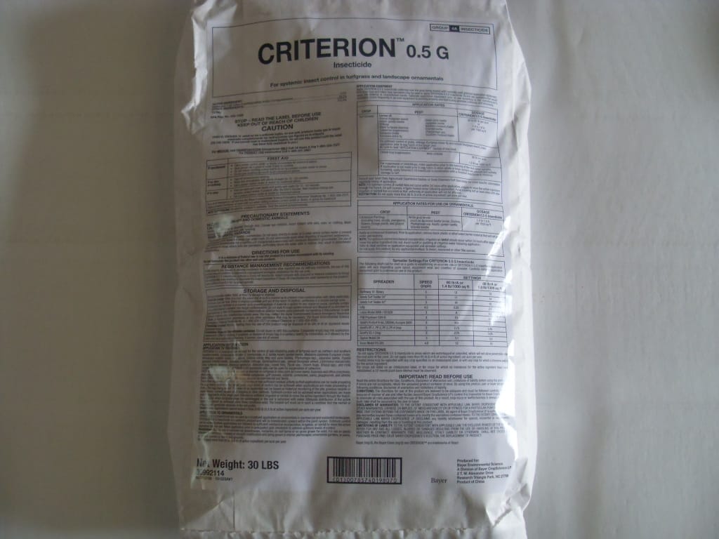 Imidacloprid 0.5 G Generic Merit Criterion - 30 Lb Imidacloprid 0.5 G Generic Merit Criterion - 30 Lb