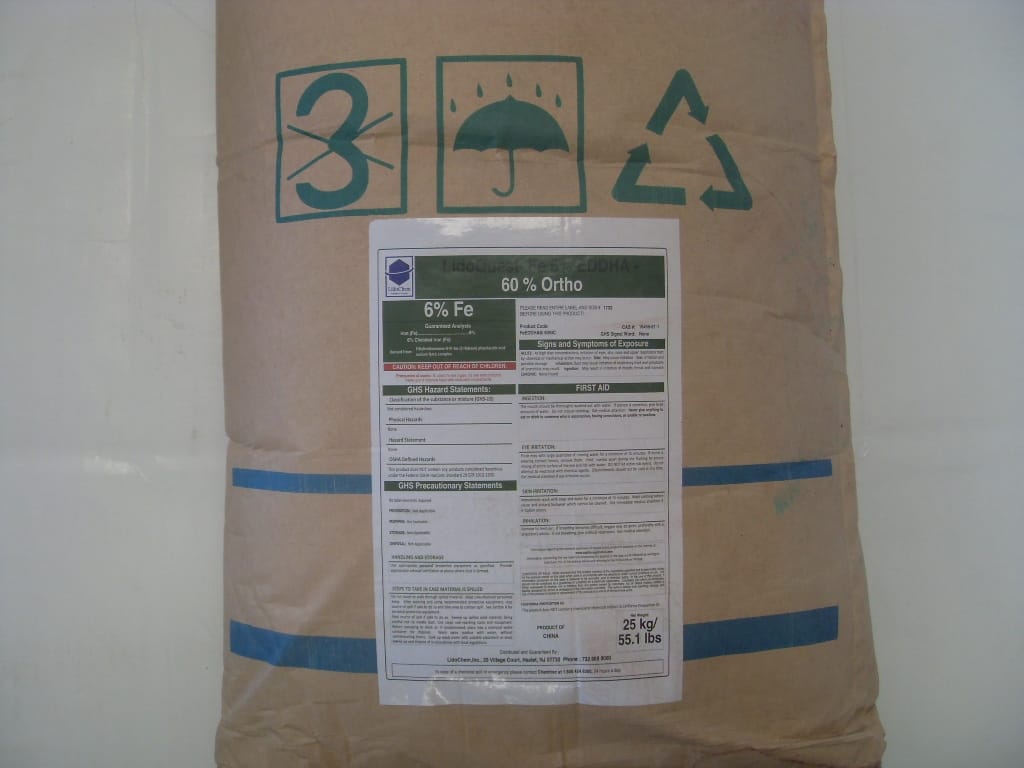 EDDHA Chelated Iron 6% 138 Type - 55 Lb EDDHA Chelated Iron 6% 138 Type - 55 Lb