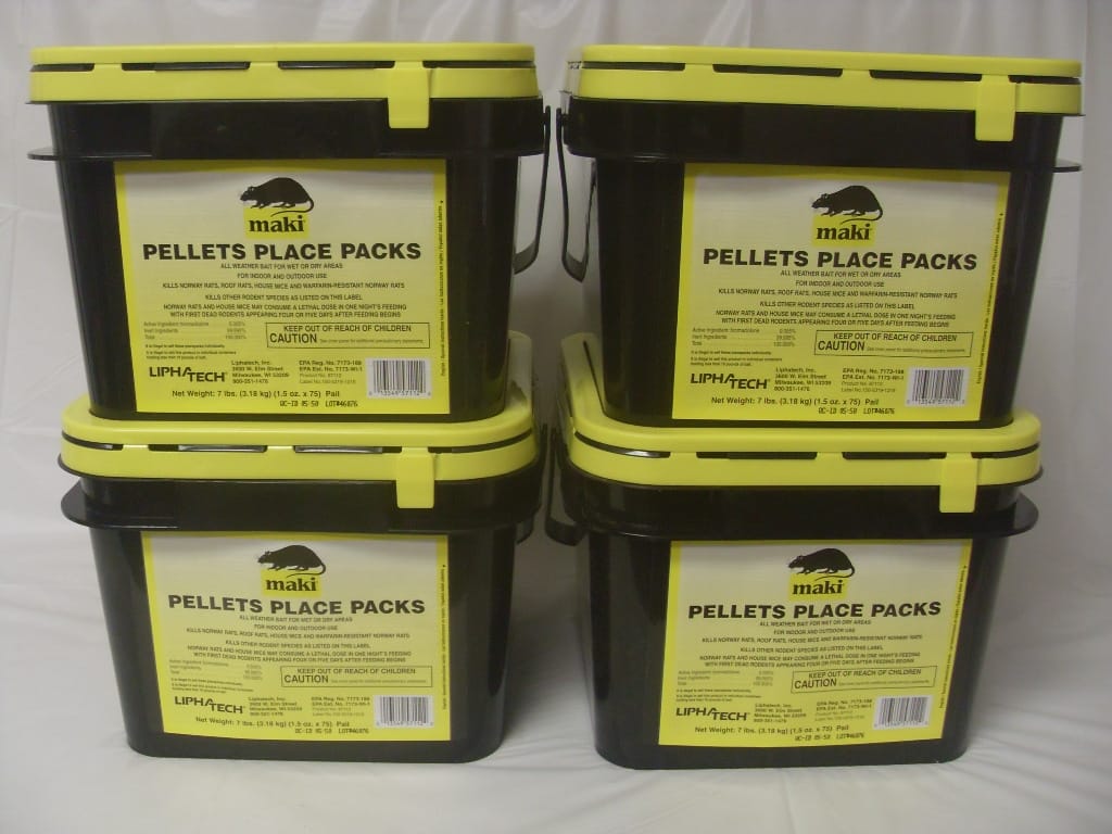Maki Pellets Place Packs - 4 Pails of 75 x 1.5 Oz Maki Pellets Place Packs - 4 Pails of 75 x 1.5 Oz