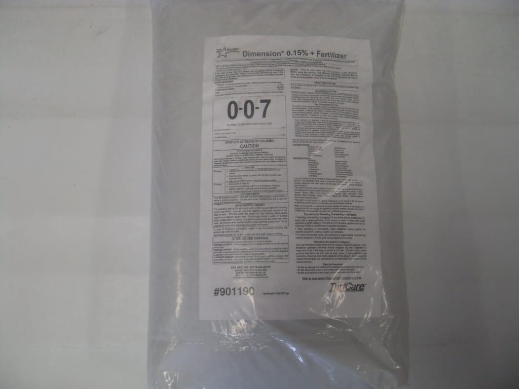 0-0-7 Dimension 0.15% Fertilizer - 50 Lb 0-0-7 Dimension 0.15% Fertilizer - 50 Lb