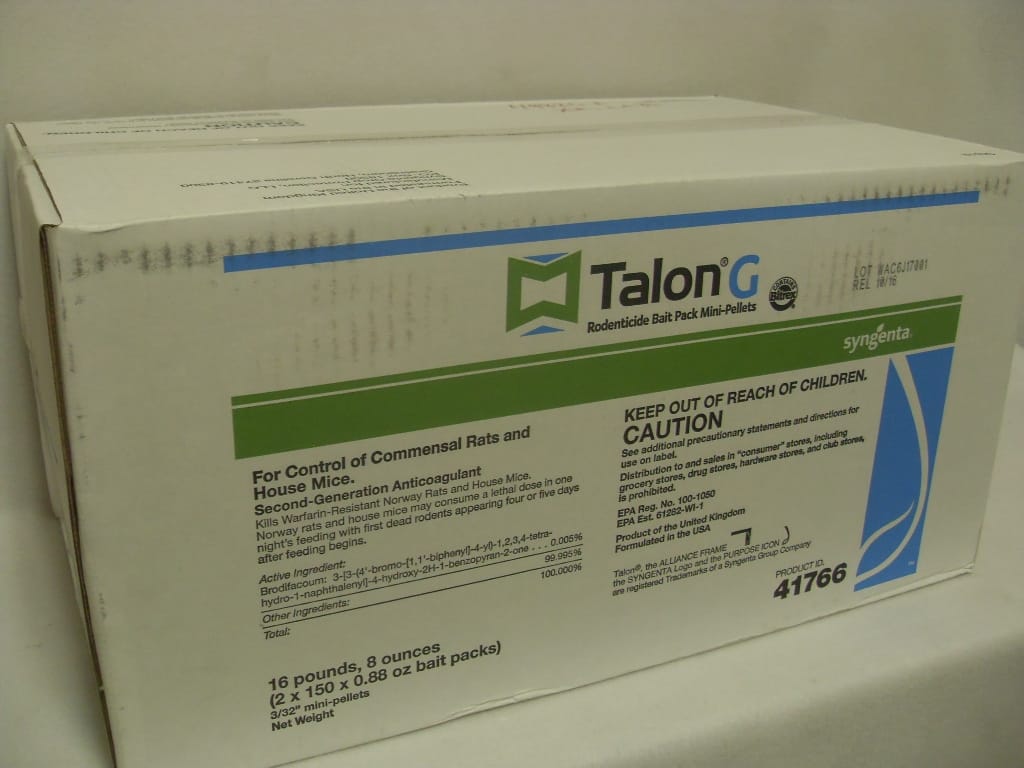 Talon-G Mini-Pellets Rodenticide - 300 x 25 grams Talon-G Mini-Pellets Rodenticide - 300 x 25 grams