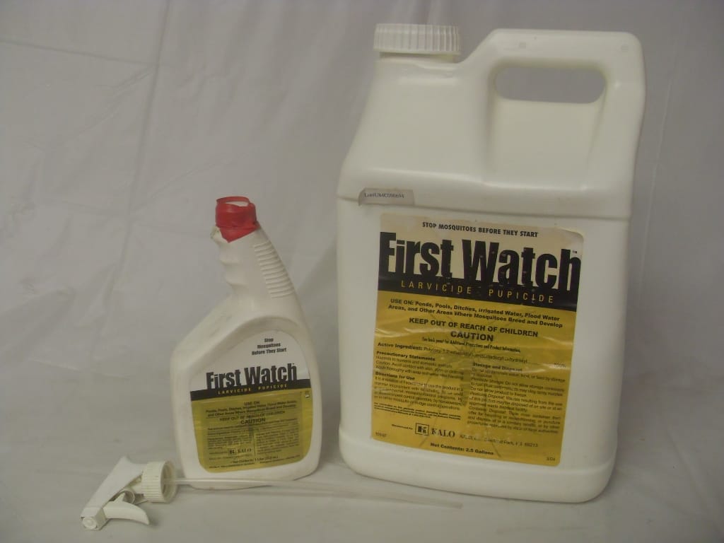 First Watch Larvicide Pupicide for Mosquitoes - Liter - 2.5 Gal First Watch Larvicide Pupicide for Mosquitoes - Liter - 2.5 Gal