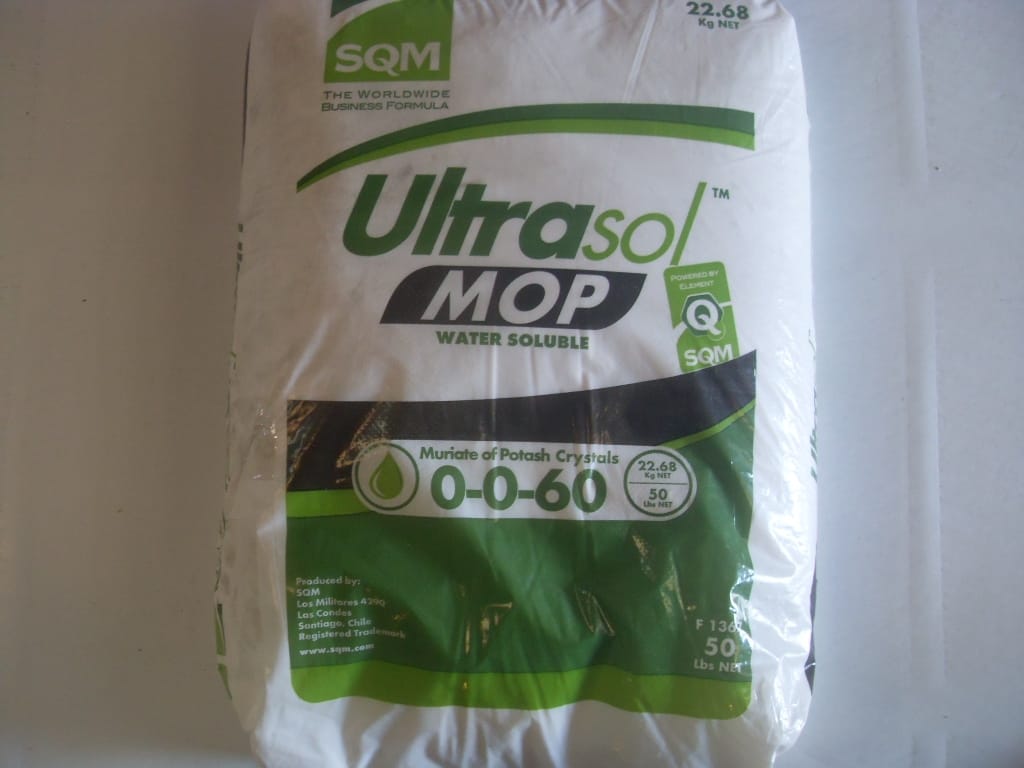 MOP Muriate of Potash Soluble Fertilizer 0-0-60 - 50 Lbs MOP Muriate of Potash Soluble Fertilizer 0-0-60 - 50 Lbs
