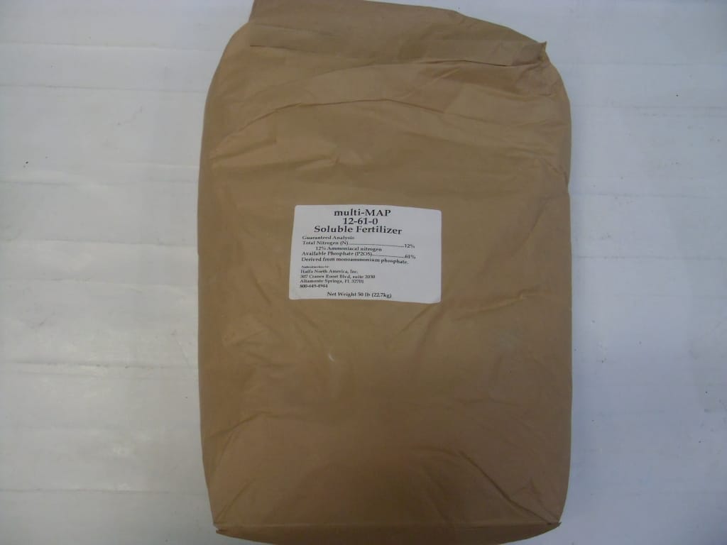 MAP MonoAmmonium Phosphate Fertilizer 12-61-0 - 50 Lb MAP MonoAmmonium Phosphate Fertilizer 12-61-0 - 50 Lb