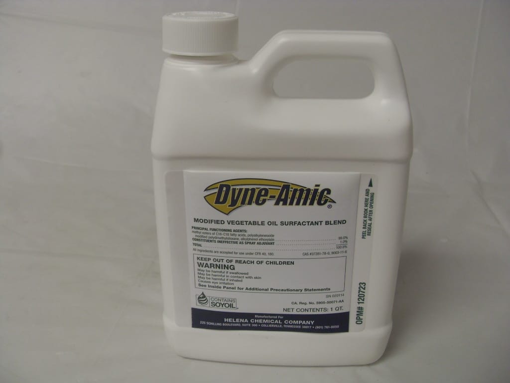 Dyne-Amic Modified Vegetable Oil Surfactant - Qt - Gal - 2.5 Gal Dyne-Amic Modified Vegetable Oil Surfactant - Qt - Gal - 2.5 Gal