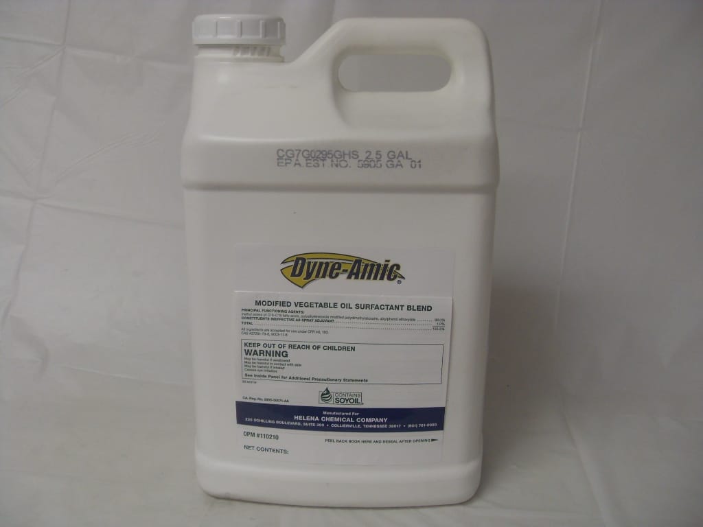 Dyne-Amic Modified Vegetable Oil Surfactant - Qt - Gal - 2.5 Gal Dyne-Amic Modified Vegetable Oil Surfactant - Qt - Gal - 2.5 Gal