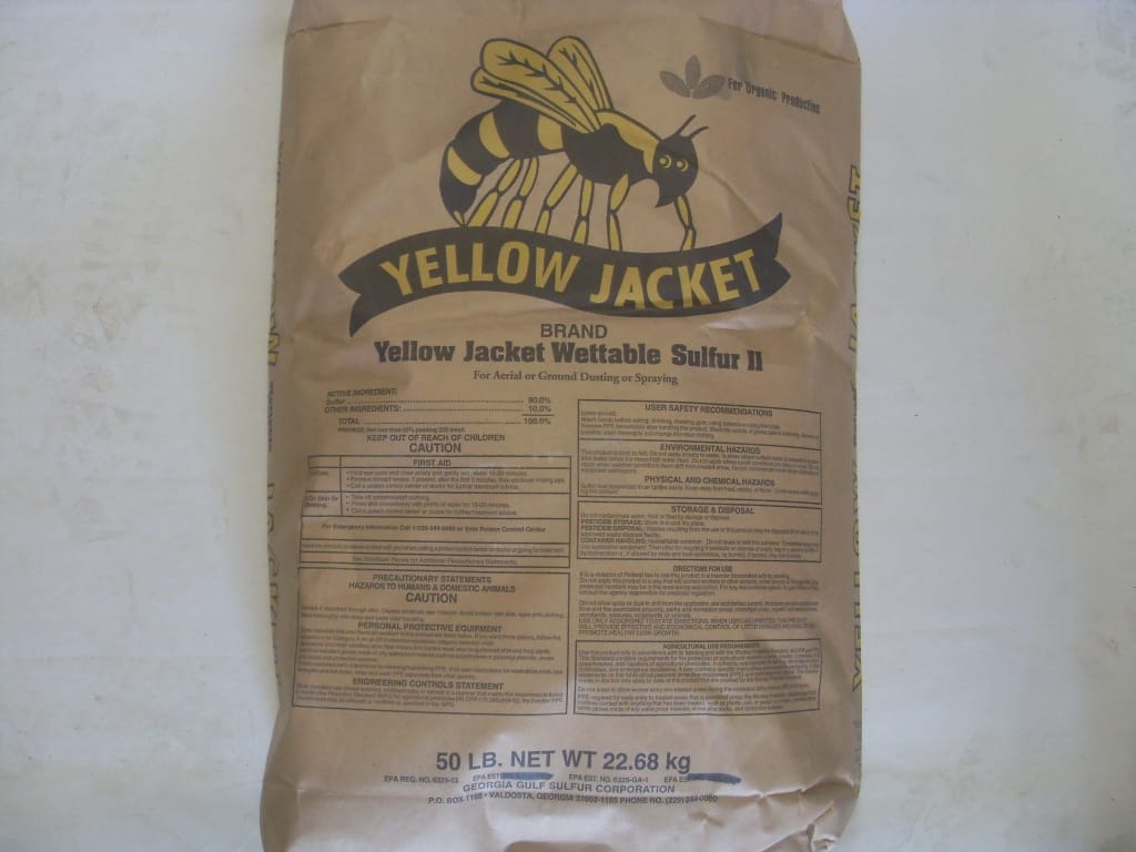 Sulfur Dust Fungicide - 5 - 50 Lb Sulfur Dust Fungicide - 5 - 50 Lb