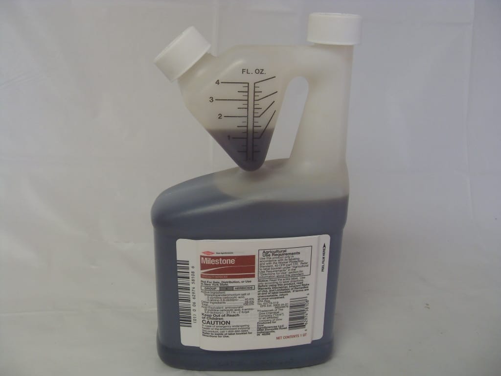 Milestone Specialty Herbicide Aminopyralid - Qt - 2.5 Gallon Milestone Specialty Herbicide Aminopyralid - Qt - 2.5 Gallon