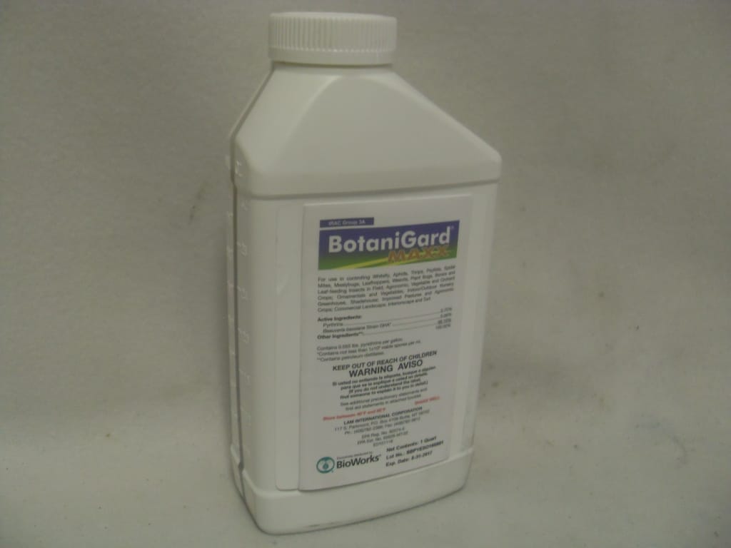 BotaniGard MAXX Mycoinsecticide Pyrethrins - Qt - Gallon BotaniGard MAXX Mycoinsecticide Pyrethrins - Qt - Gallon