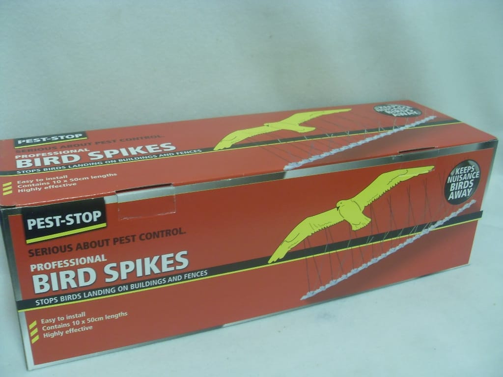 Professional Bird Spike - 10 Pack of 10 x 500 mm (0.4 x 20") Professional Bird Spike - 10 Pack of 10 x 500 mm (0.4 x 20")
