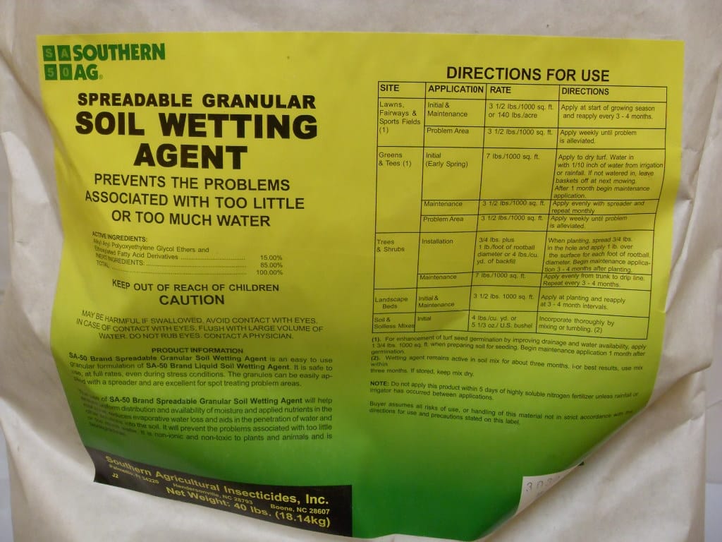 Soil Wetting Agent Granules for Turf - 40 Lb Soil Wetting Agent Granules for Turf - 40 Lb