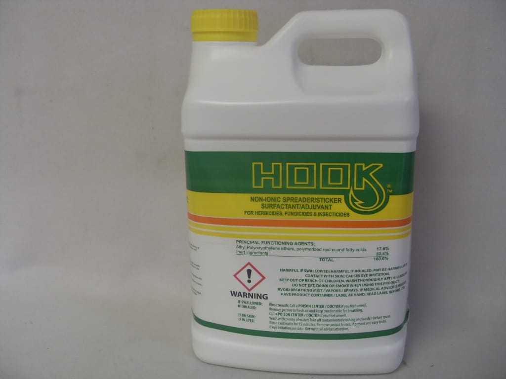 Hook Non-Ionic Spreader Sticker Surfactant - 1 - 2.5 Gallon Hook Non-Ionic Spreader Sticker Surfactant - 1 - 2.5 Gallon