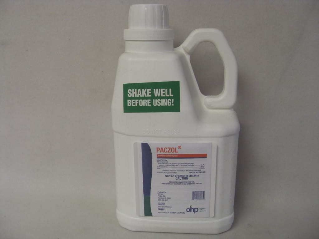 Paczol Ornamental Growth Regulator Paclo Pro Pac-Low - Gal Paczol Ornamental Growth Regulator Paclo Pro Pac-Low - Gal