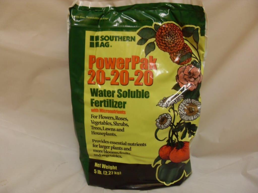 PowerPak 20-20-20 Water Soluble Fertilizer - 1 - 5 Lb PowerPak 20-20-20 Water Soluble Fertilizer - 1 - 5 Lb