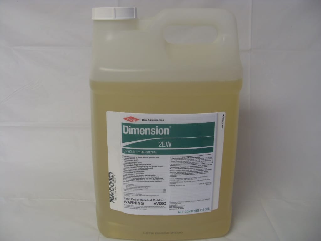 Dimension 2EW Dithiopyr - 64 Oz - 2.5 Gallon Dimension 2EW Dithiopyr - 64 Oz - 2.5 Gallon