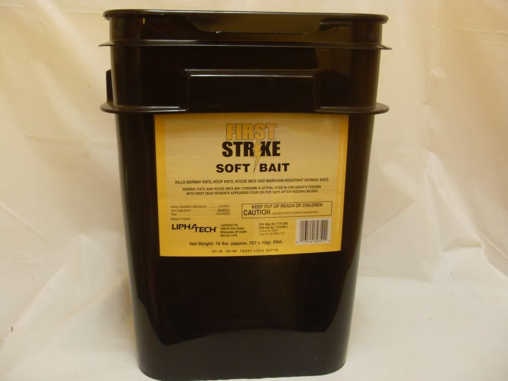 First Strike Soft Bait Rat Mice Rodenticide Poison - 16 Lbs First Strike Soft Bait Rat Mice Rodenticide Poison - 16 Lbs