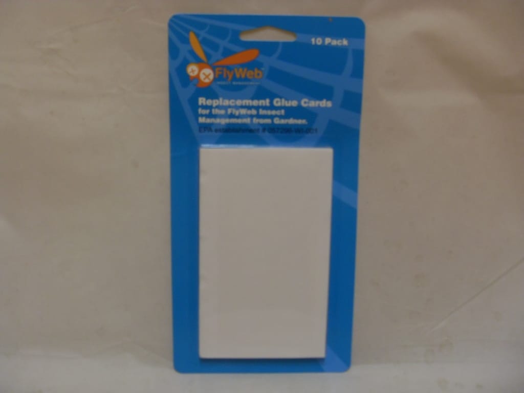 FlyWeb Replacement Pack of 10 Glue Board - White, Black FlyWeb Replacement Pack of 10 Glue Board - White, Black