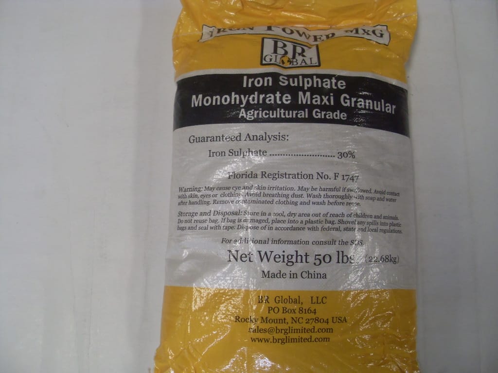 Iron Granules Ferrous Iron Sulfate - 5 - 50 Lb Iron Granules Ferrous Iron Sulfate - 5 - 50 Lb