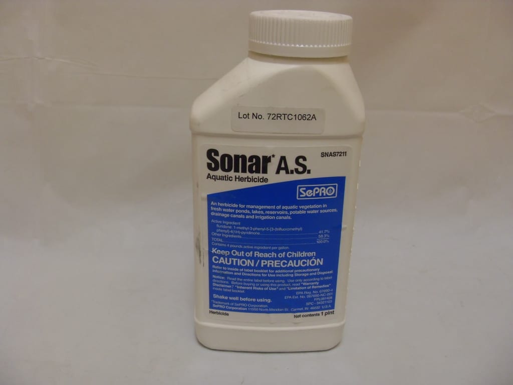 Sonar AS Herbicide Aquatic Fluridone - Pt - Qt Sonar AS Herbicide Aquatic Fluridone - Pt - Qt