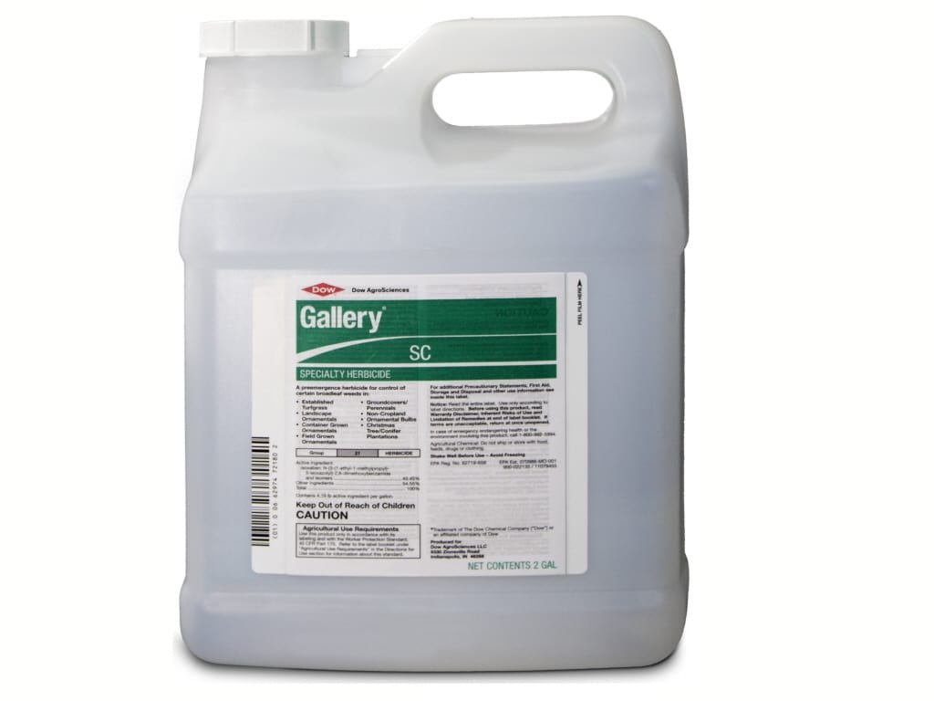 Gallery SC Specialty Herbicide - Qt - 2 Gal Gallery SC Specialty Herbicide - Qt - 2 Gal