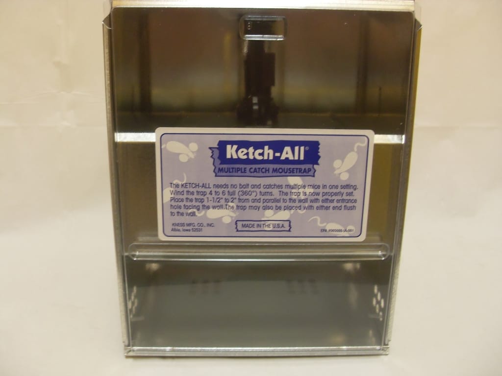 Ketch-All MultiCatch Mouse Trap - Clear - Solid Lid Ketch-All MultiCatch Mouse Trap - Clear - Solid Lid