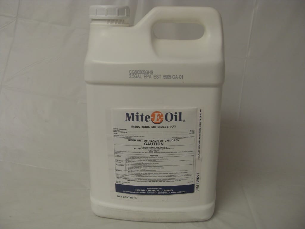 Mite-E-Oil Insecticide-Miticide Spray - 2.5 Gallons Mite-E-Oil Insecticide-Miticide Spray - 2.5 Gallons