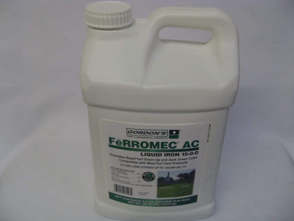 Select Iron 15-0-0 Ferromec AC - 2.5 Gallons Select Iron 15-0-0 Ferromec AC - 2.5 Gallons