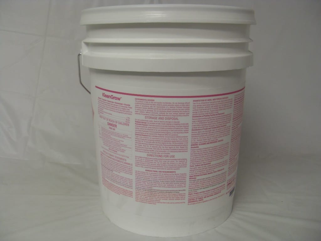 KleenGrow Disinfectant Fungicide - 1 - 5 Gallon KleenGrow Disinfectant Fungicide - 1 - 5 Gallon