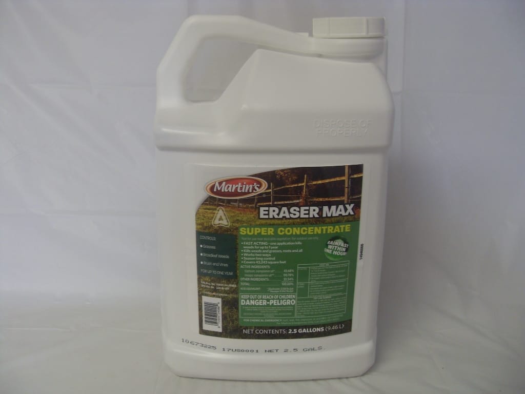 Eraser Max Super Concentrate Herbicide - Qt - Gal - 2.5 Gal Eraser Max Super Concentrate Herbicide - Qt - Gal - 2.5 Gal