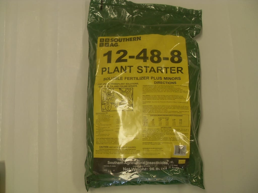 Plant Starter 12-48-8 Soluble /w Micro - 3 - 25 Lb Plant Starter 12-48-8 Soluble /w Micro - 3 - 25 Lb