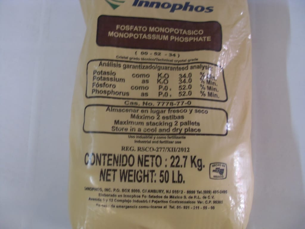 Multi MKP 0-52-34 Mono Potassium Phosphate - 50 Lb Multi MKP 0-52-34 Mono Potassium Phosphate - 50 Lb