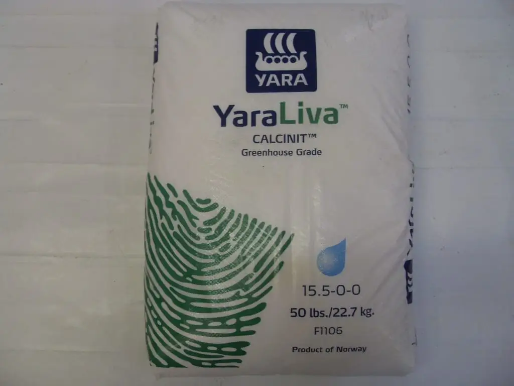 Calcium Nitrate 15.5-0-0 Fertilizer - 5 - 50 Lb Calcium Nitrate 15.5-0-0 Fertilizer - 5 - 50 Lb