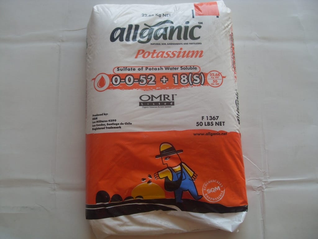 SOP Sulfate of Potash Soluble Fertilizer 0-0-52 - 50 Lb SOP Sulfate of Potash Soluble Fertilizer 0-0-52 - 50 Lb