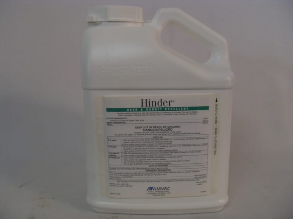 Hinder Deer Rabbit Repellent - Gal Hinder Deer Rabbit Repellent - Gal