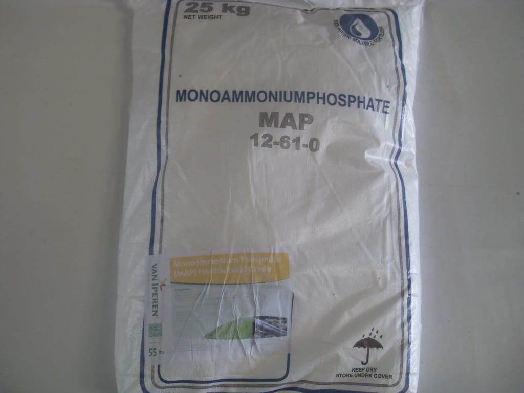 MAP MonoAmmonium Phosphate Fertilizer 12-61-0 - 50 Lb MAP MonoAmmonium Phosphate Fertilizer 12-61-0 - 50 Lb